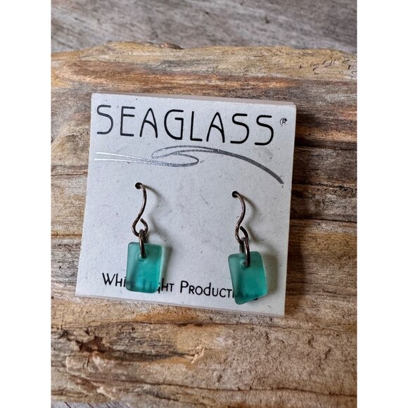 Handcrafted Seaglass Earrings By White Light Productions - Picture 2 of 6
